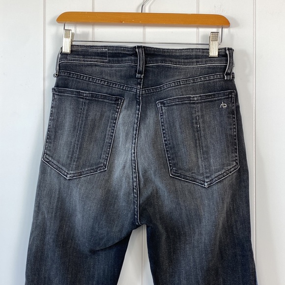 rag & bone Nina High-rise Ankle Cigarette Repair Jeans In Repair Bakton size 29 - Picture 10 of 13